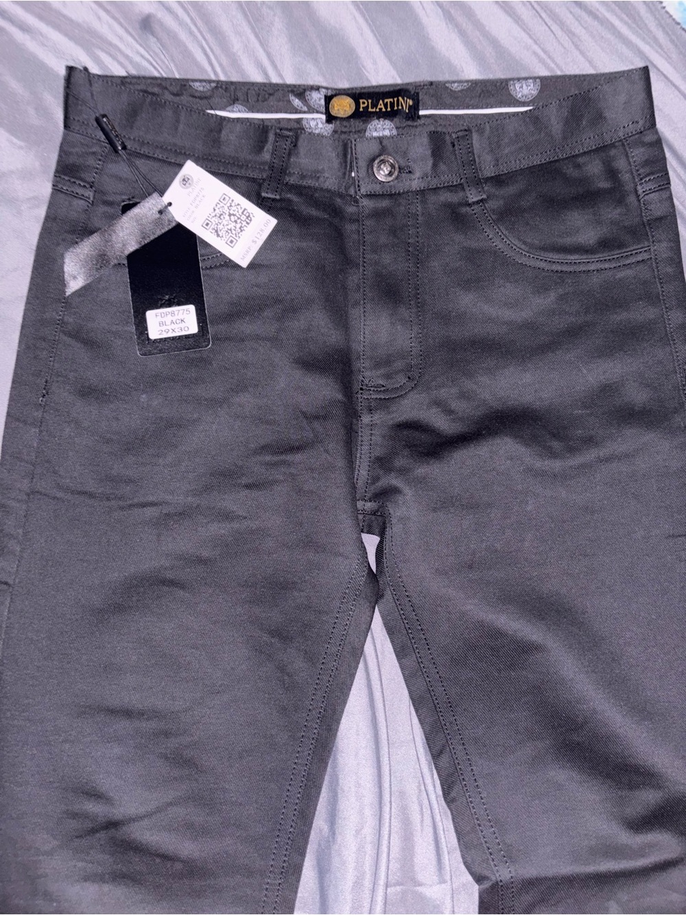 Platin Black Skinny Pants